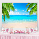 Lofaris Hawaiian Luau Palm tree Leaves Photoshoot Backdrops